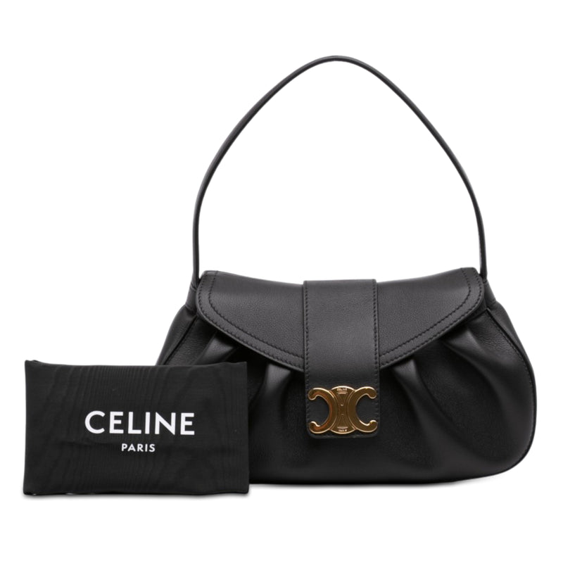 Medium Calfskin Triomphe Polly Shoulder Bag - Image 7