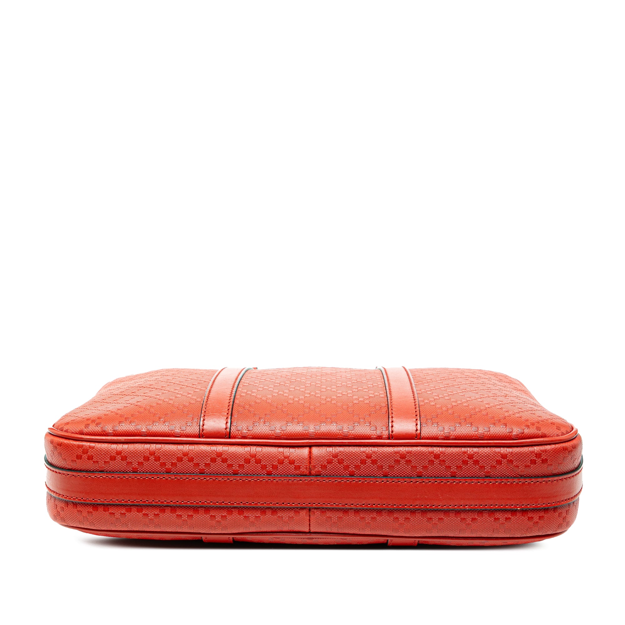 Medium Diamante Bright Leather Business Bag - Image 3