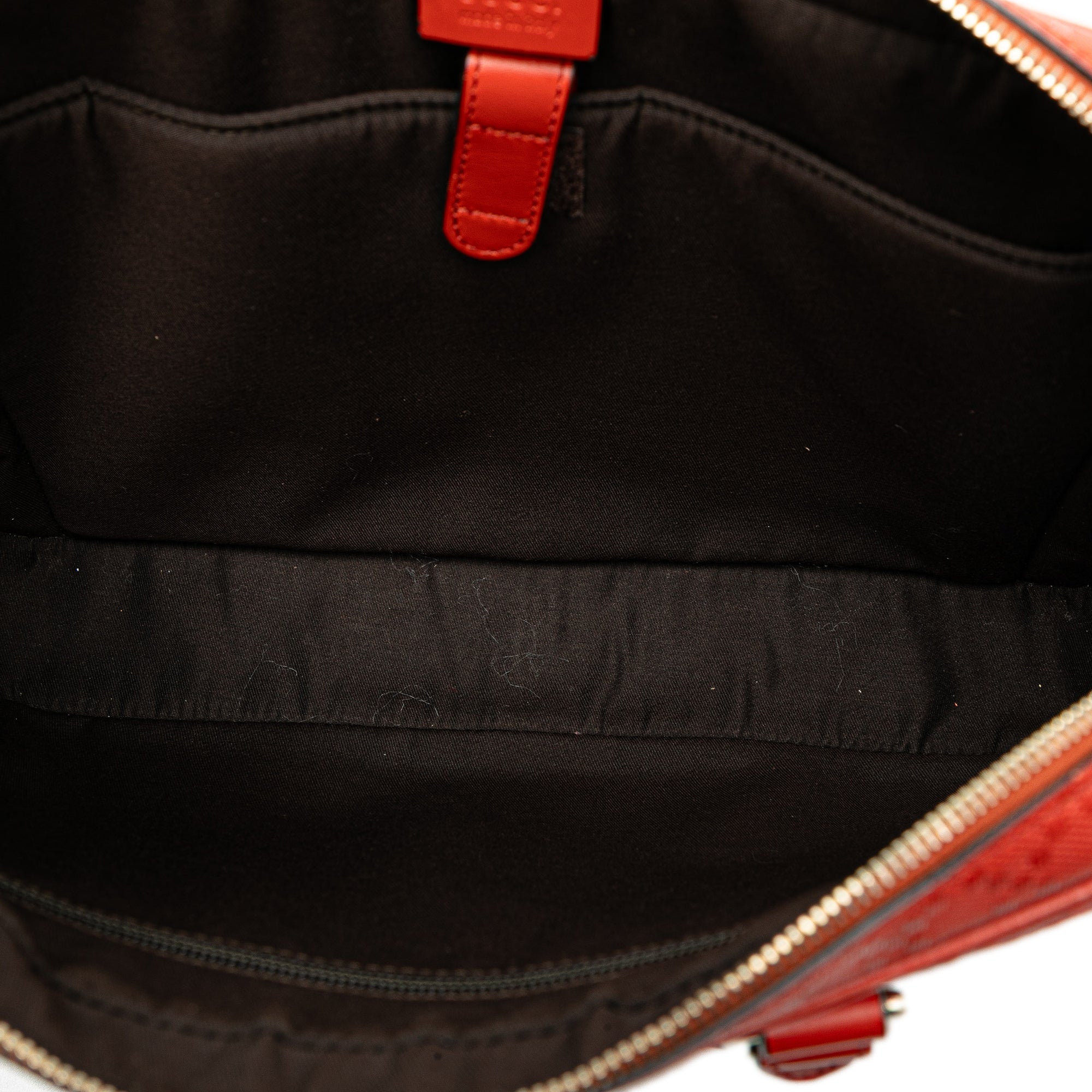 Medium Diamante Bright Leather Business Bag - Image 4