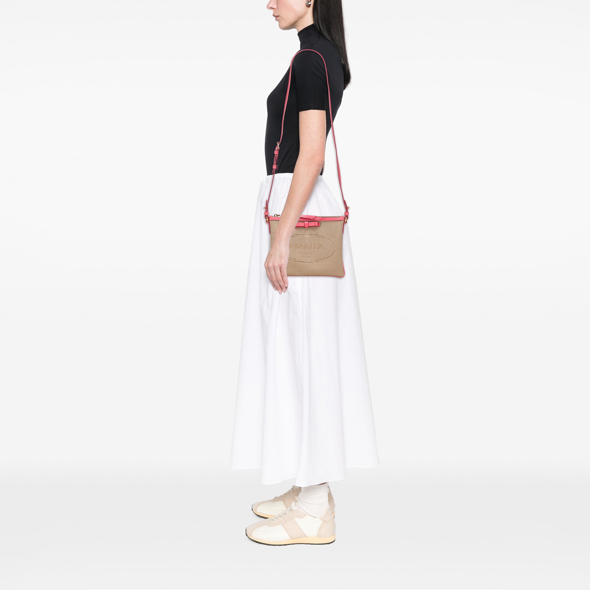 Canvas Canapa Logo Bow Crossbody - Image 9