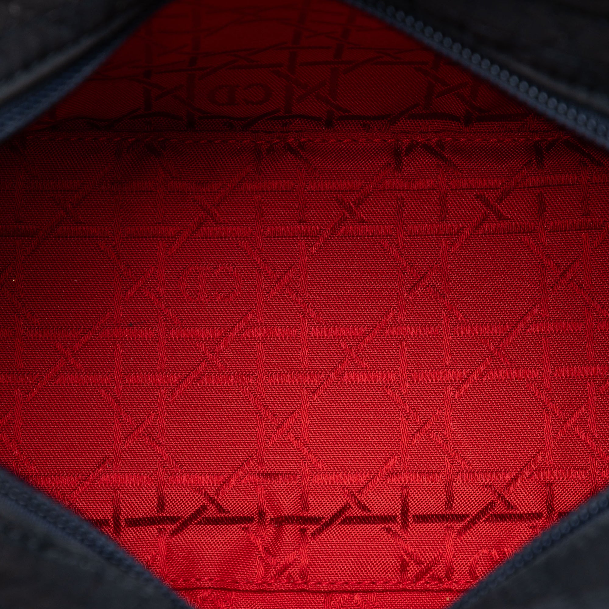 Medium Nylon Microcannage Lady Dior - Image 4