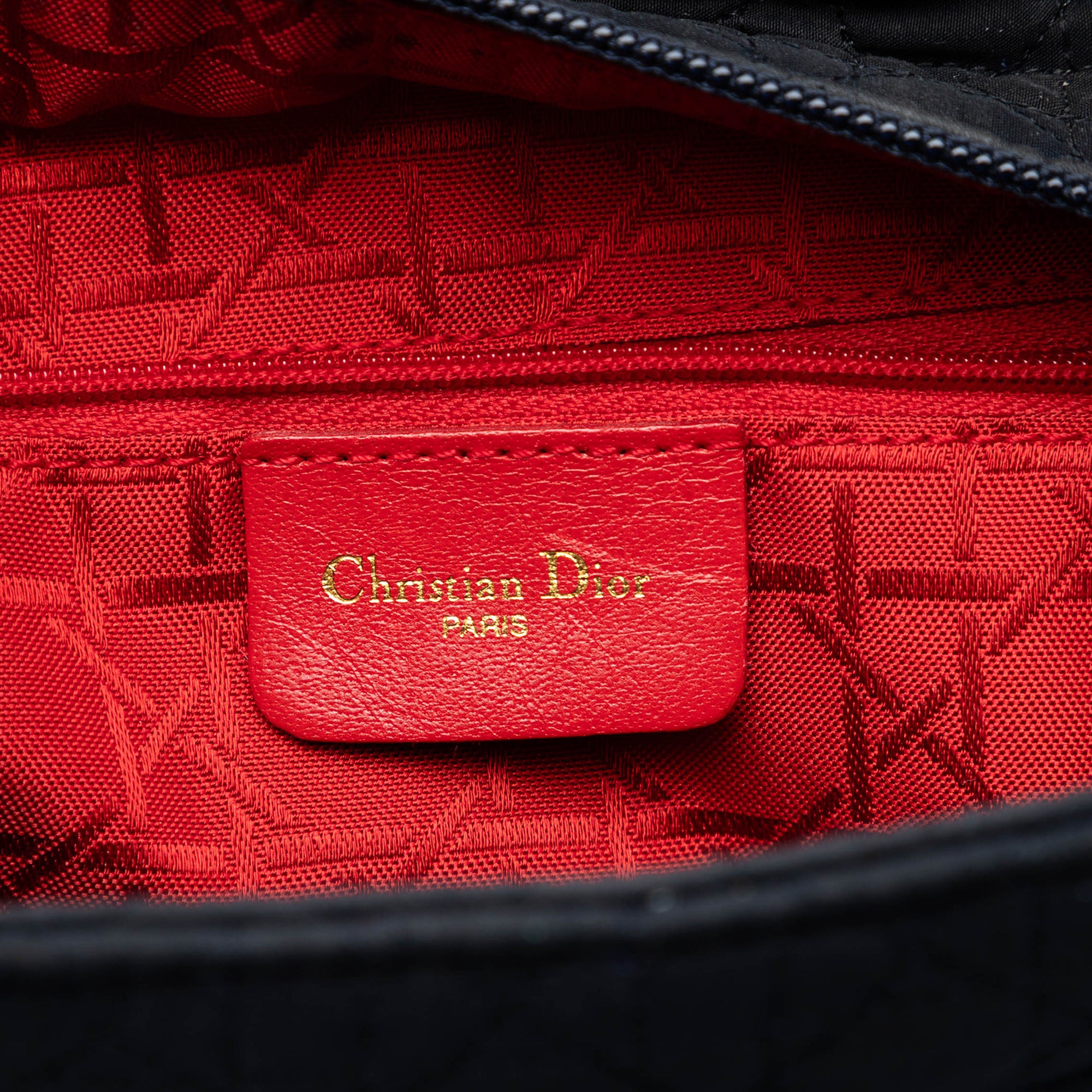 Medium Nylon Microcannage Lady Dior - Image 5