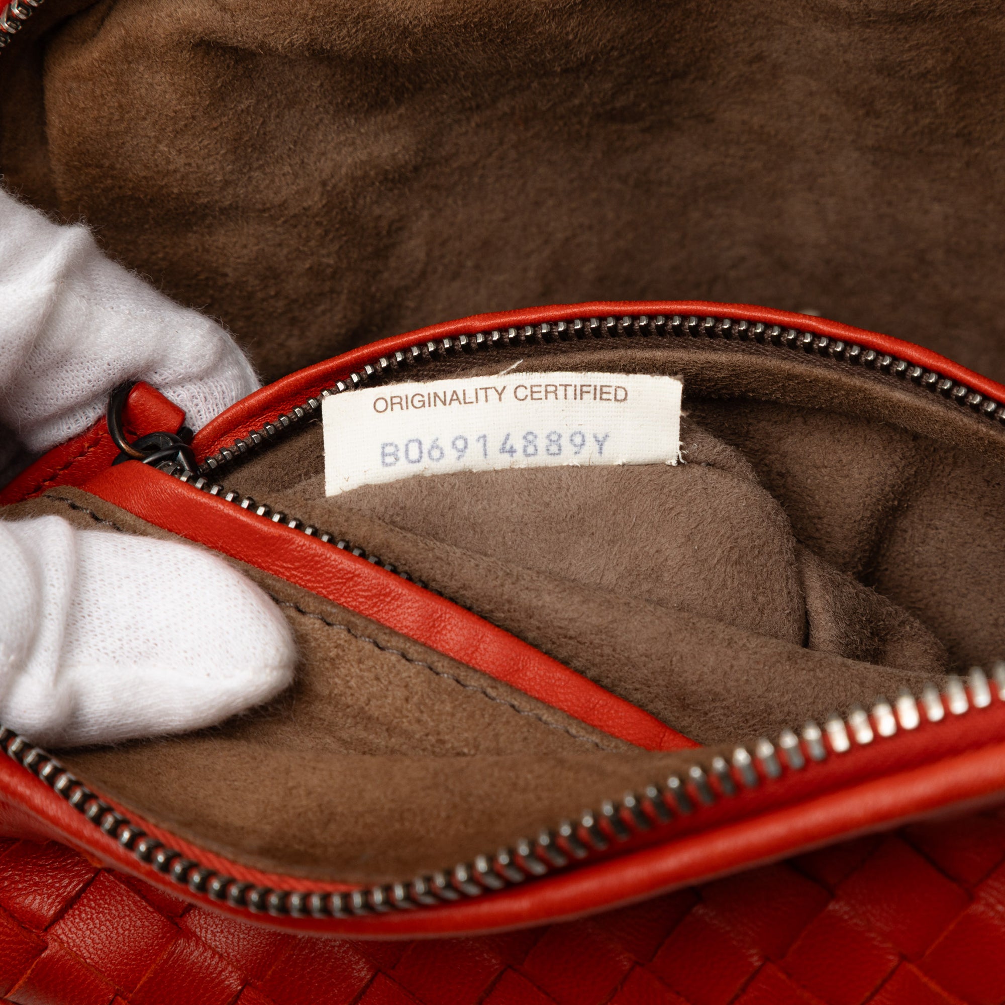 Nappa Intrecciato Nodini Crossbody - Image 7