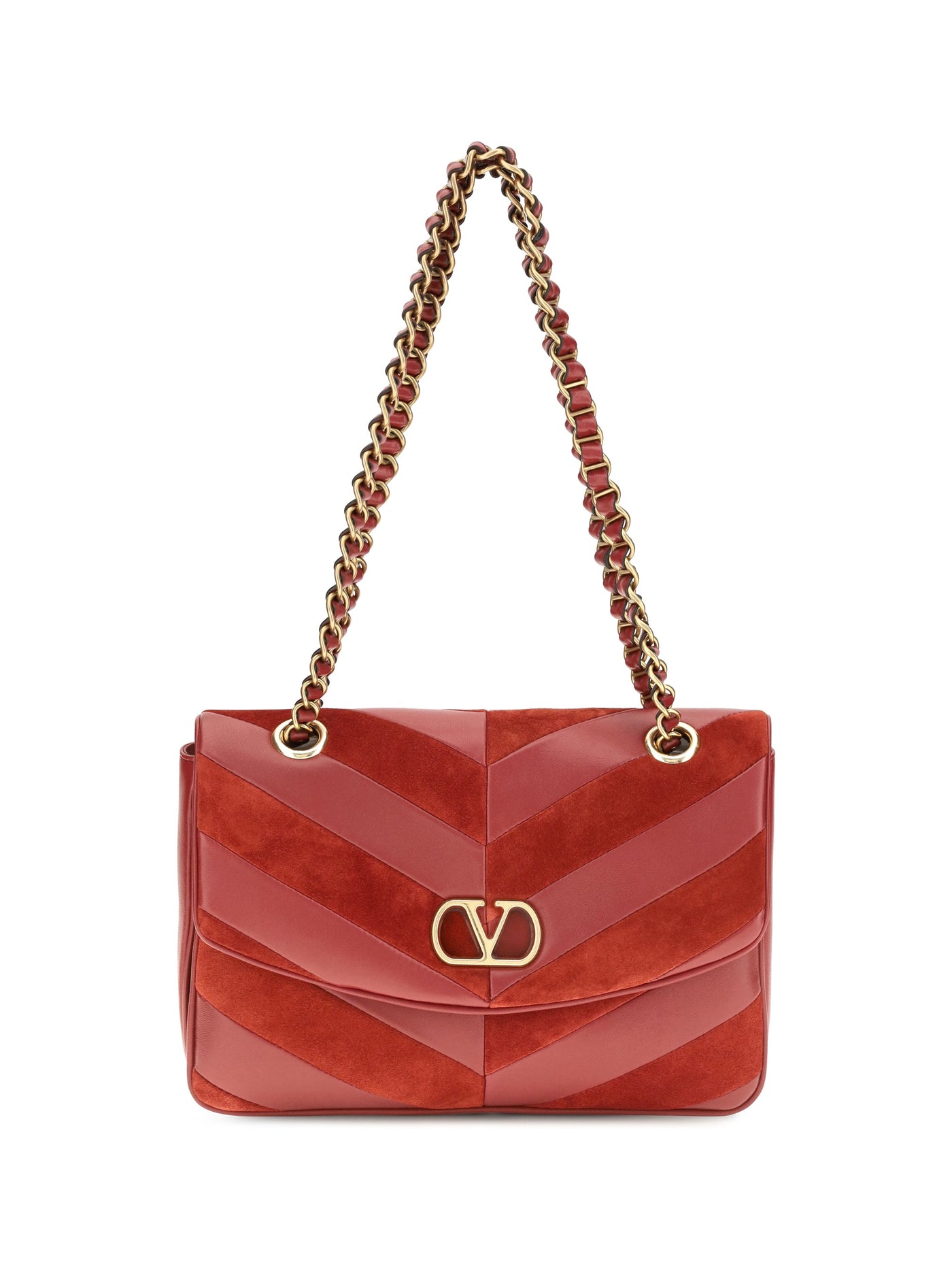 Valentino Garavani Djuna Shoulder Bag — Red