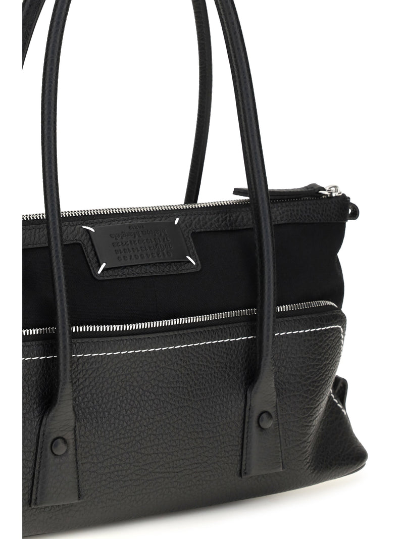 Maison Margiela 5ac Shoulder Bag — Black Calf Leather