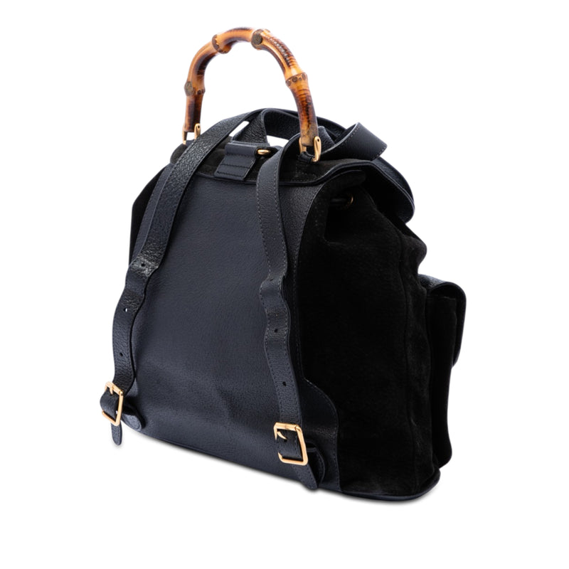 Suede Bamboo Backpack - Image 2