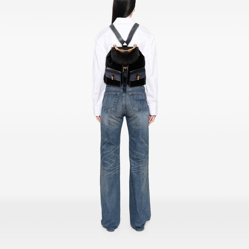 Suede Bamboo Backpack - Image 6