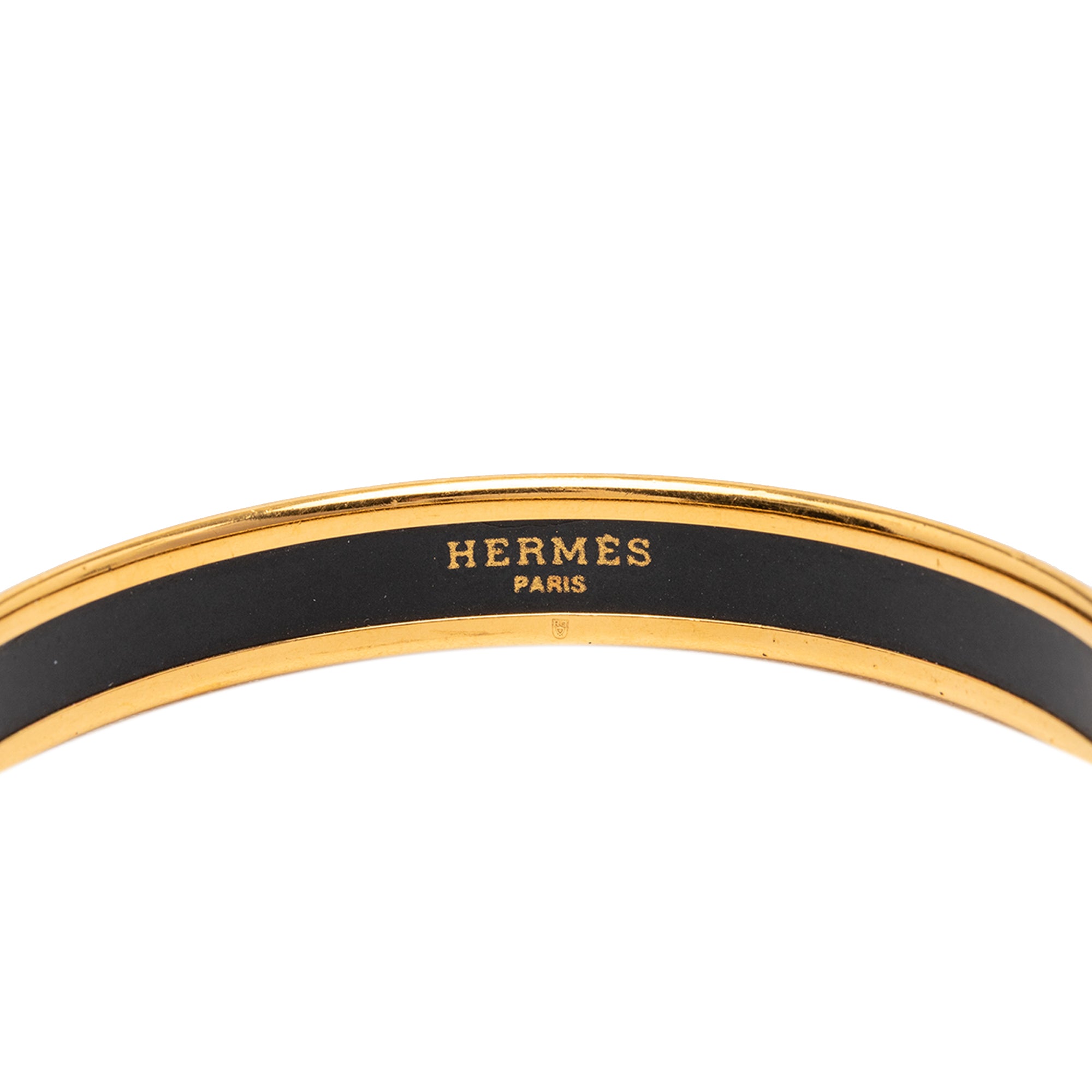 Narrow Diamond Motif Enamel Bangle 62 - Image 5