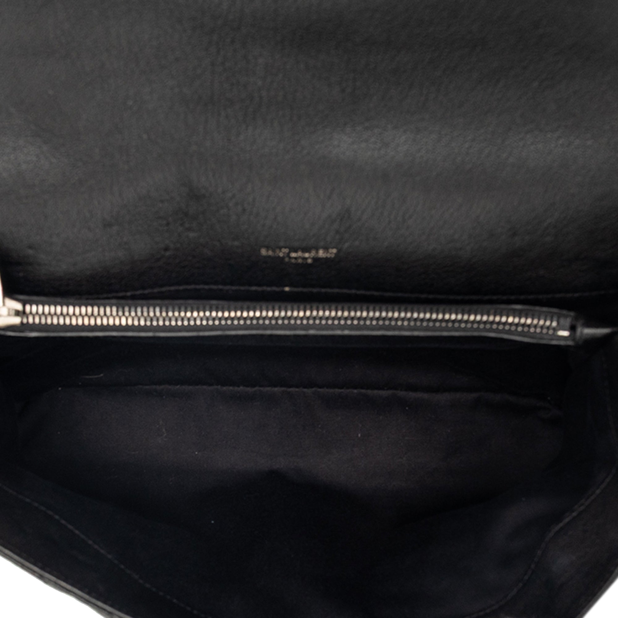 Large Chevron Sheepskin Monogram College Bag - Image 4