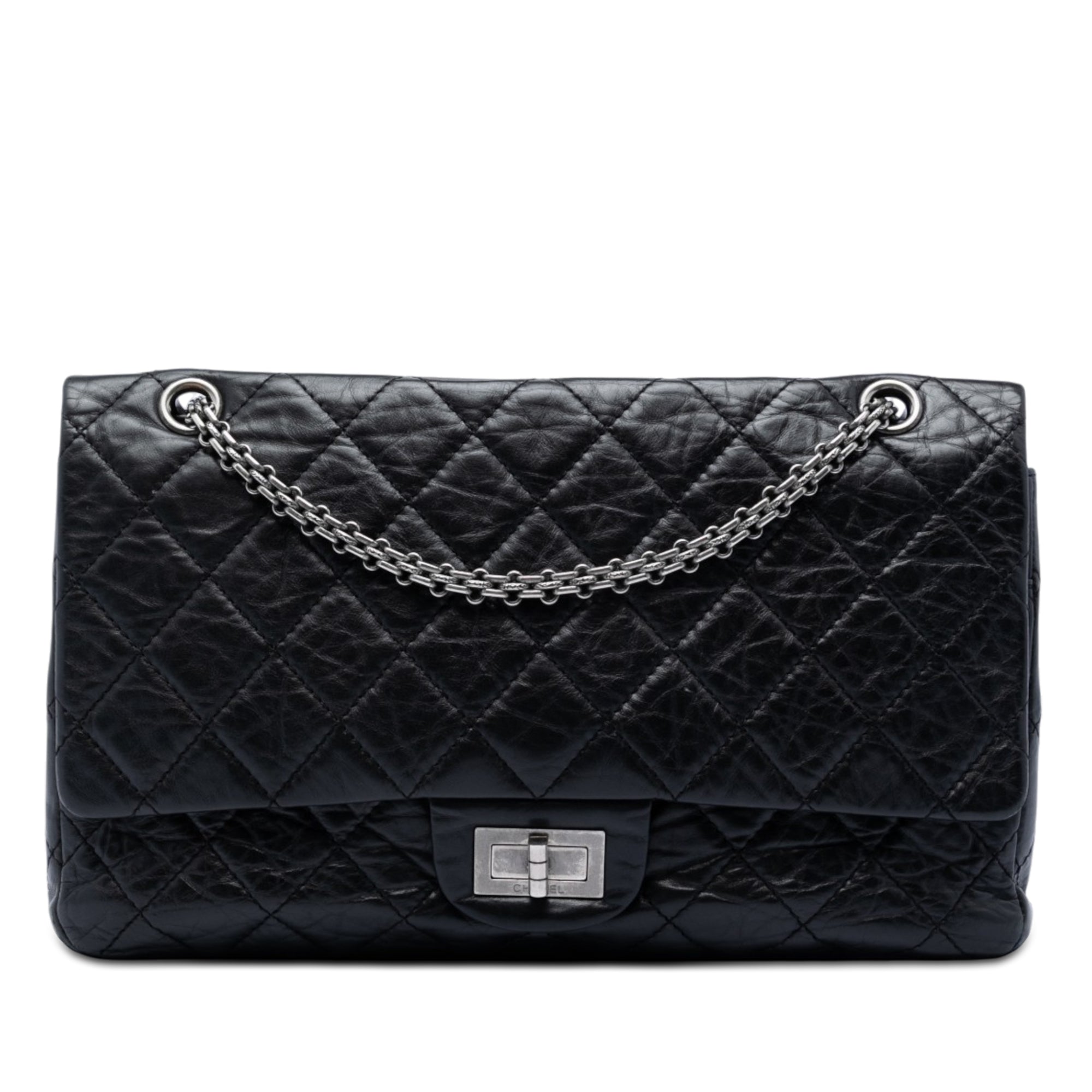 Quilted Aged Calfskin Reissue 2.55 Double Flap 227 - Image 1
