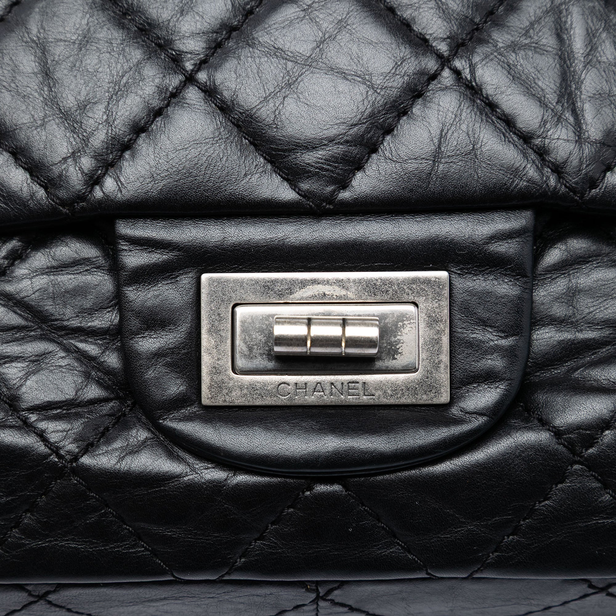 Quilted Aged Calfskin Reissue 2.55 Double Flap 227 - Image 5