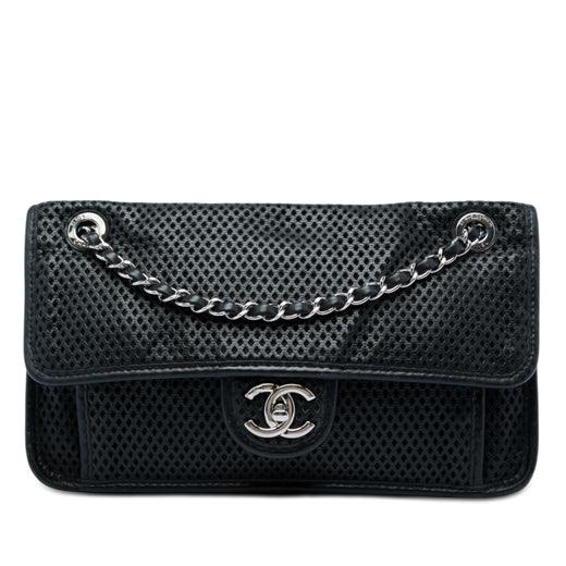 Medium Perforated Calfskin Up In The Air Flap - Image 1
