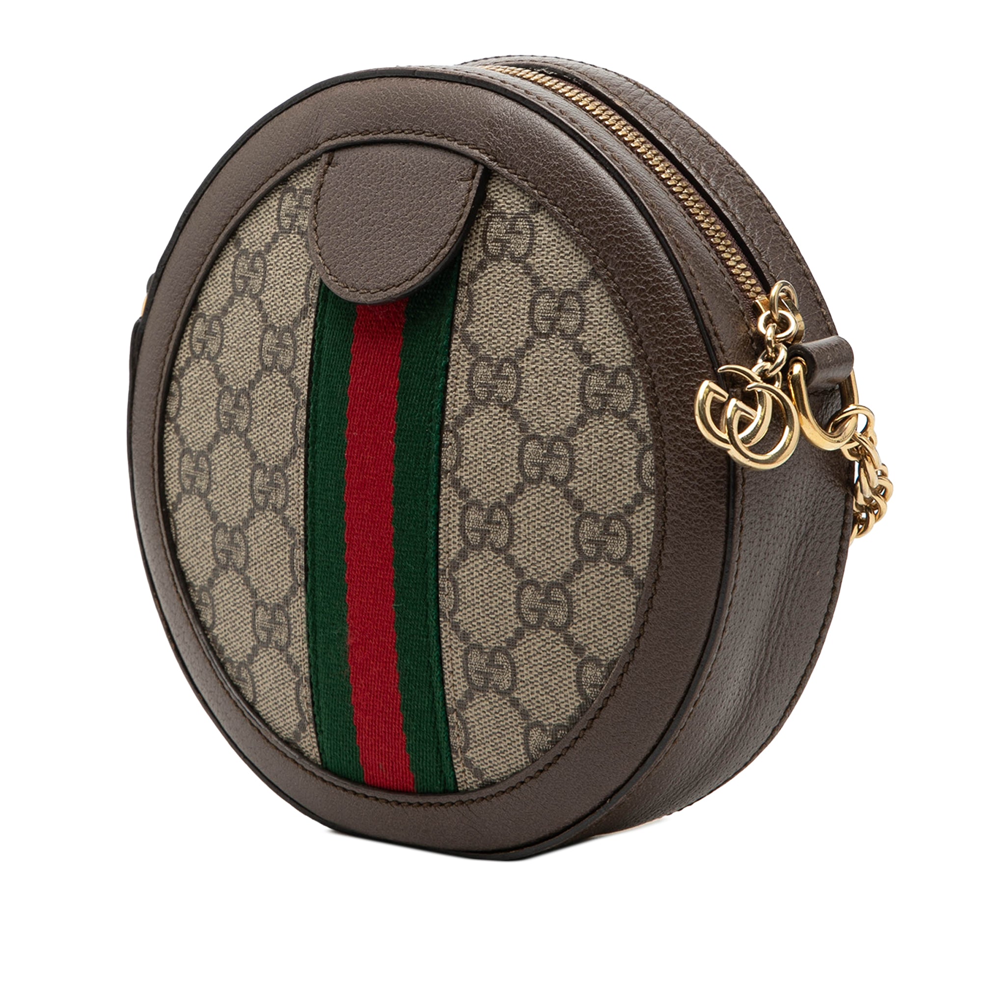 Mini GG Supreme Web Ophidia Round Crossbody - Image 2