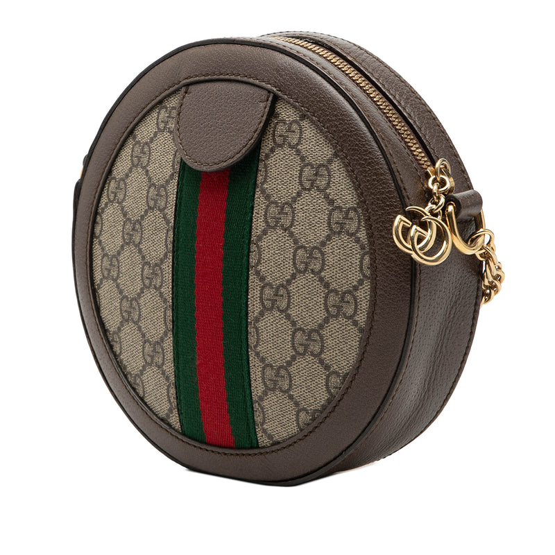 Mini GG Supreme Web Ophidia Round Crossbody - Image 2