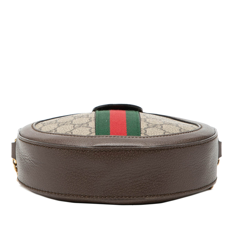 Mini GG Supreme Web Ophidia Round Crossbody - Image 3