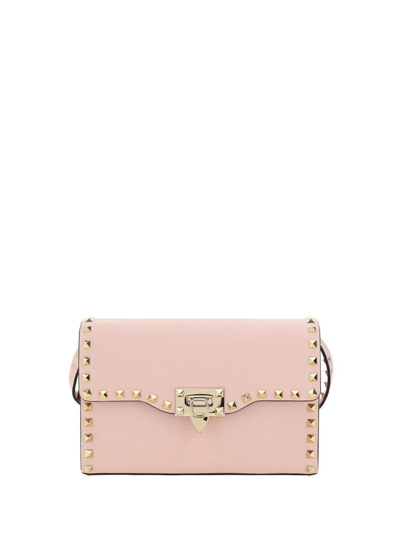 Valentino Garavani Shoulder Bag — Pink Calf Leather