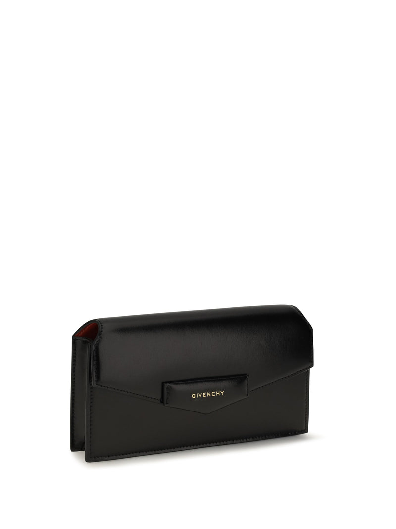 Givenchy Wallet — Black Calf Leather Bos Taurus