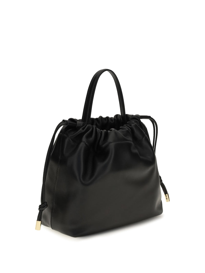Chloé Icons Shoulder Bag — Black Lamb Ovis Aries
