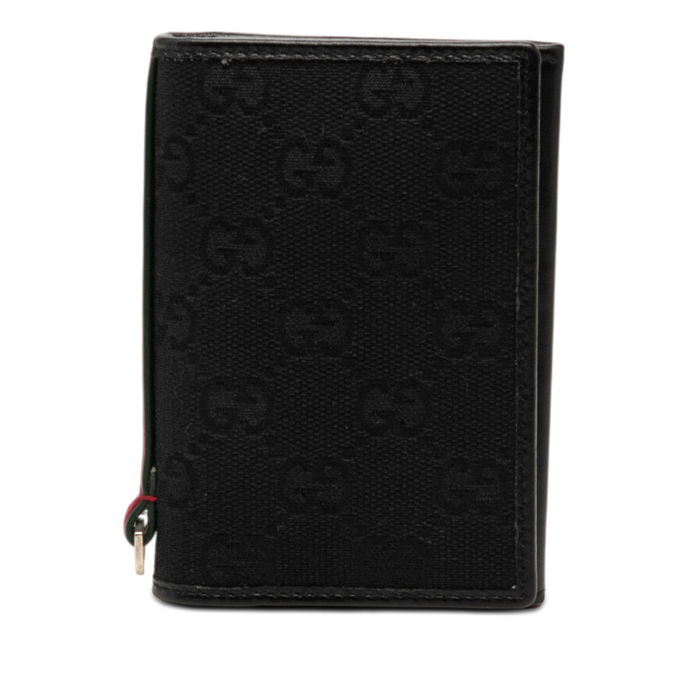 GG Canvas Web Bifold Card Holder - Image 1