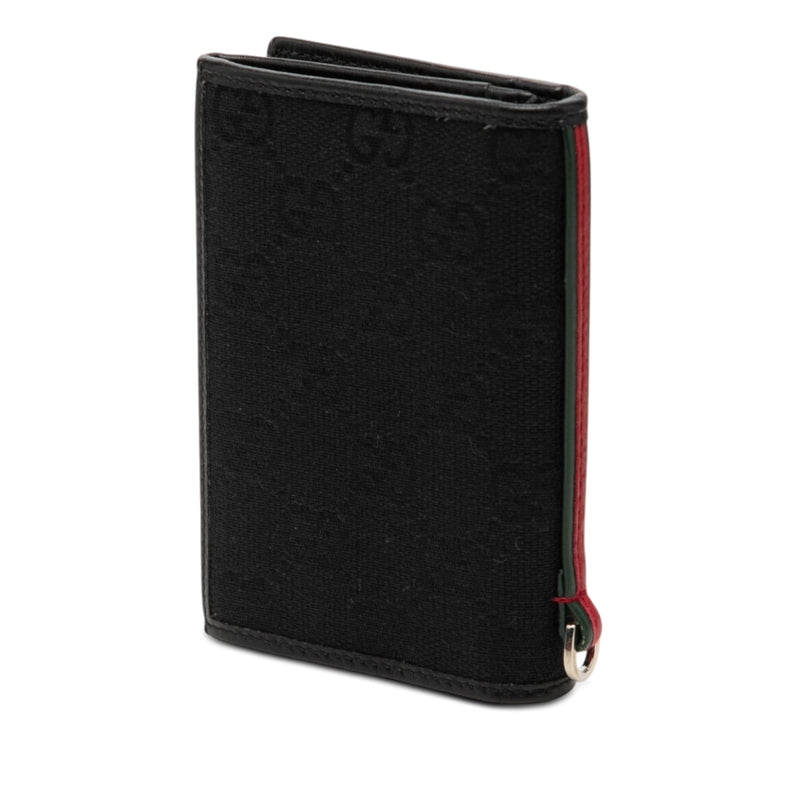 GG Canvas Web Bifold Card Holder - Image 2