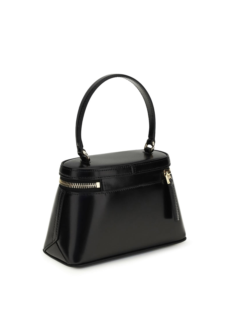 Givenchy Top Handle Bag — Black Calf Leather Bos Taurus