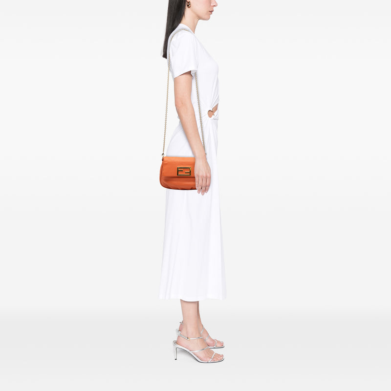 Leather Fendista Pochette Crossbody - Image 7