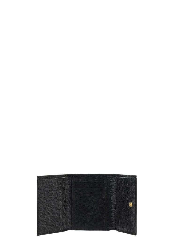 Dolce & Gabbana Calf Leather Wallet — Black Purses