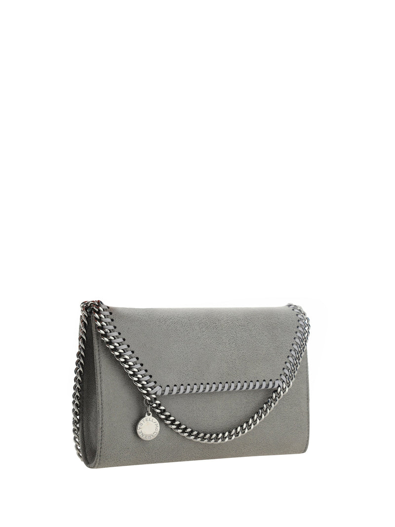 Stella Mccartney Falabella Shoulder Bag — Gray Polyester