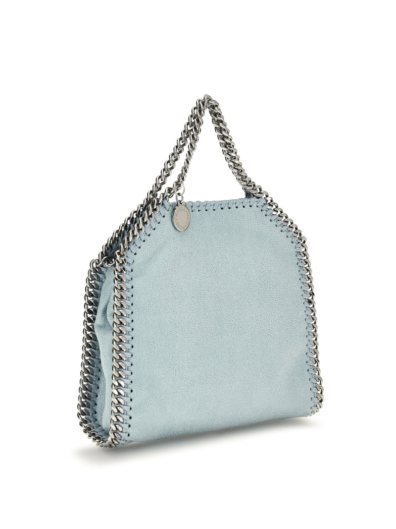 Stella Mccartney Tiny Shaggy Shoulder Bag — Blue Polyester