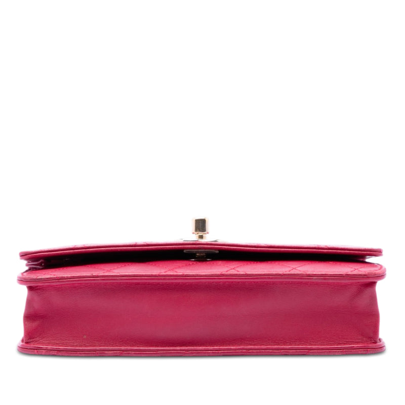 Quilted Lambskin Trendy CC Wallet On Chain - Image 3