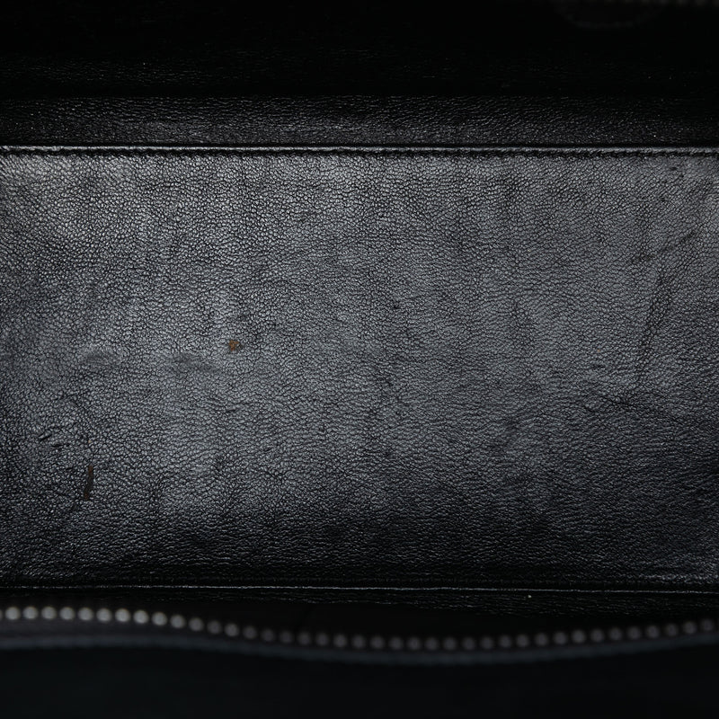 Micro Tricolor Nubuck and Calfskin Luggage Tote - Image 4