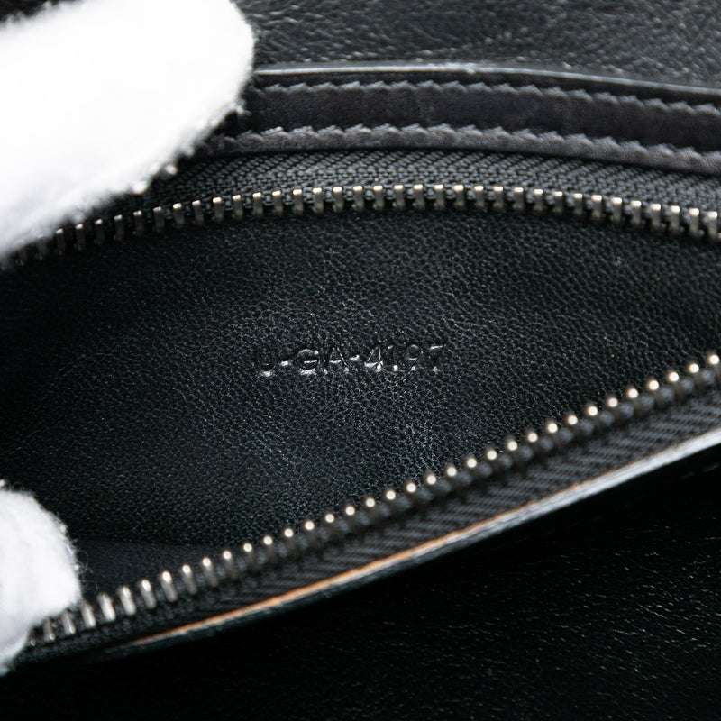Micro Tricolor Nubuck and Calfskin Luggage Tote - Image 5