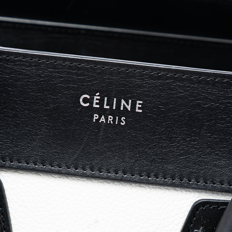 Micro Tricolor Nubuck and Calfskin Luggage Tote - Image 6