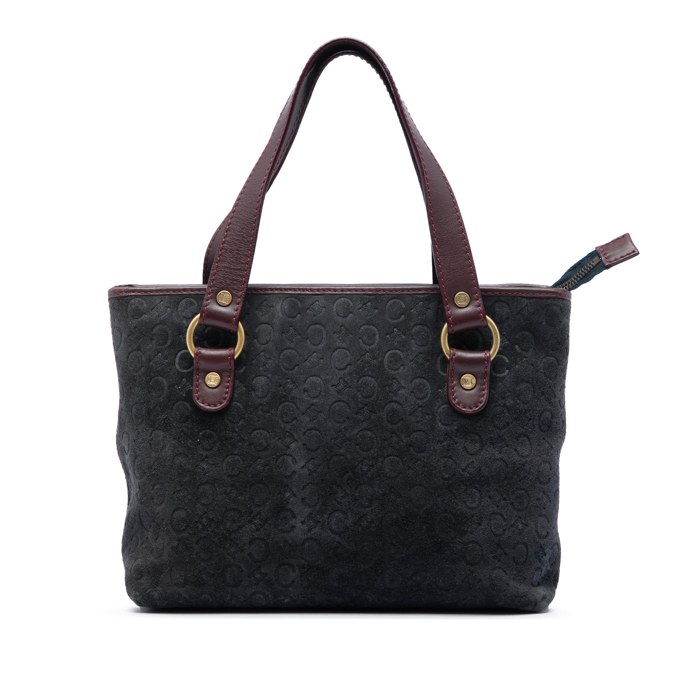 C Macadam Suede Handbag - Image 1