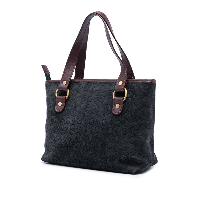 C Macadam Suede Handbag - Image 2