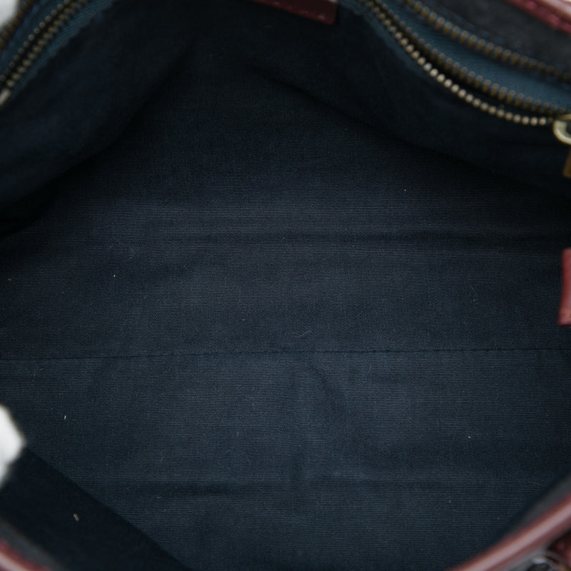 C Macadam Suede Handbag - Image 4