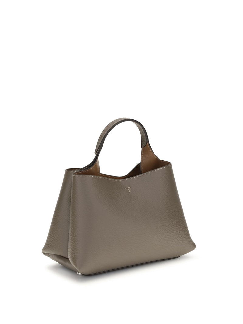 Tods Shoulder Bag — Beige Calf Leather
