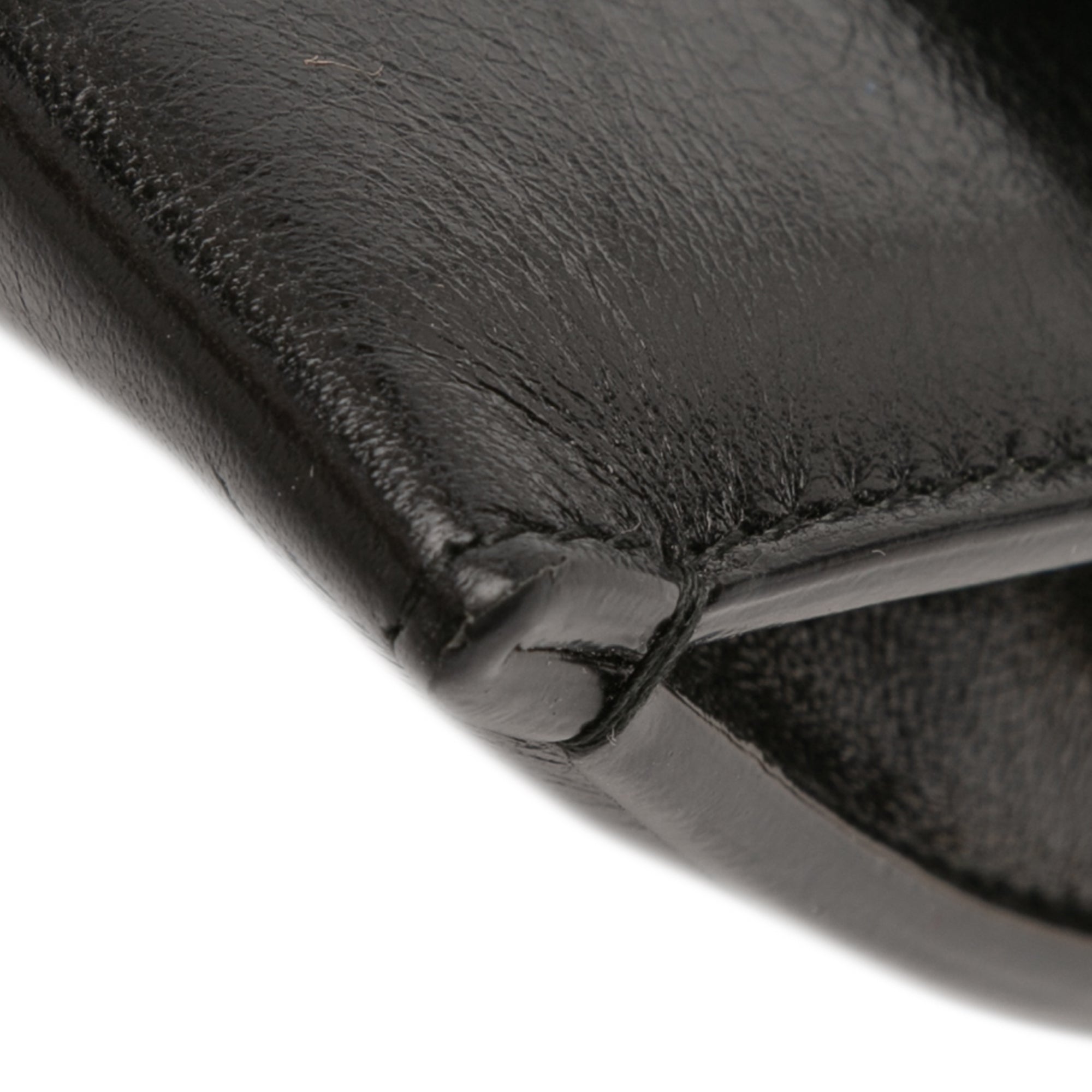 Leather Montaigne 30 Clutch with Chain - Image 9