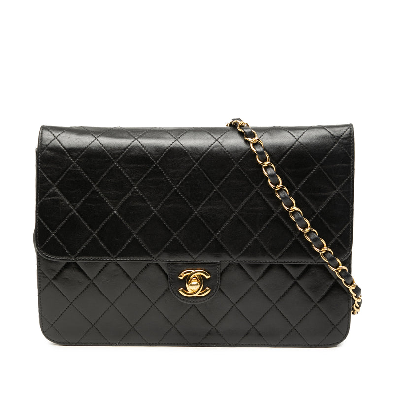 Medium CC Quilted Lambskin Single Flap