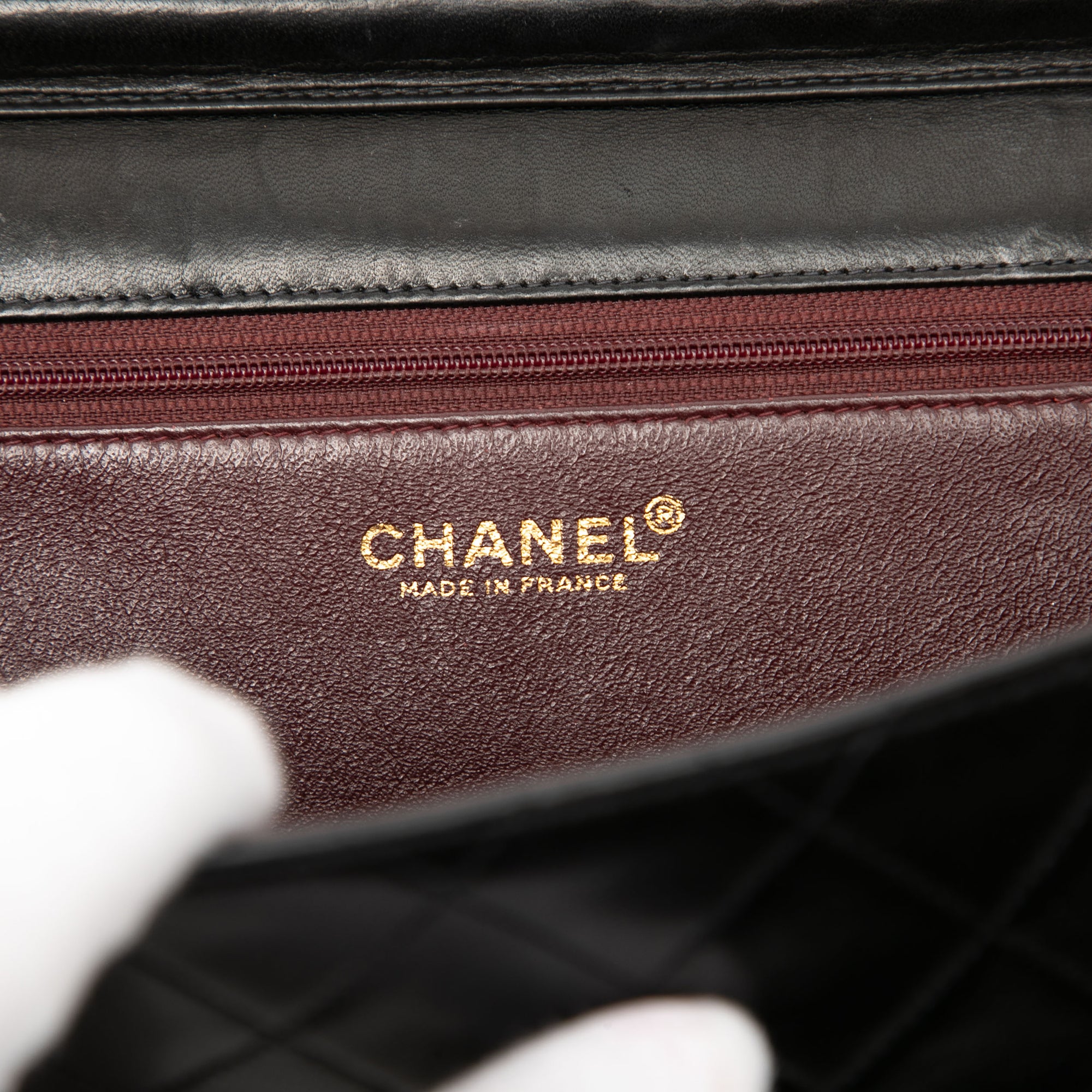 Medium CC Quilted Lambskin Single Flap - Image 5