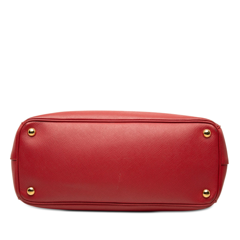 Large Saffiano Lux Galleria Double Zip Satchel - Image 3