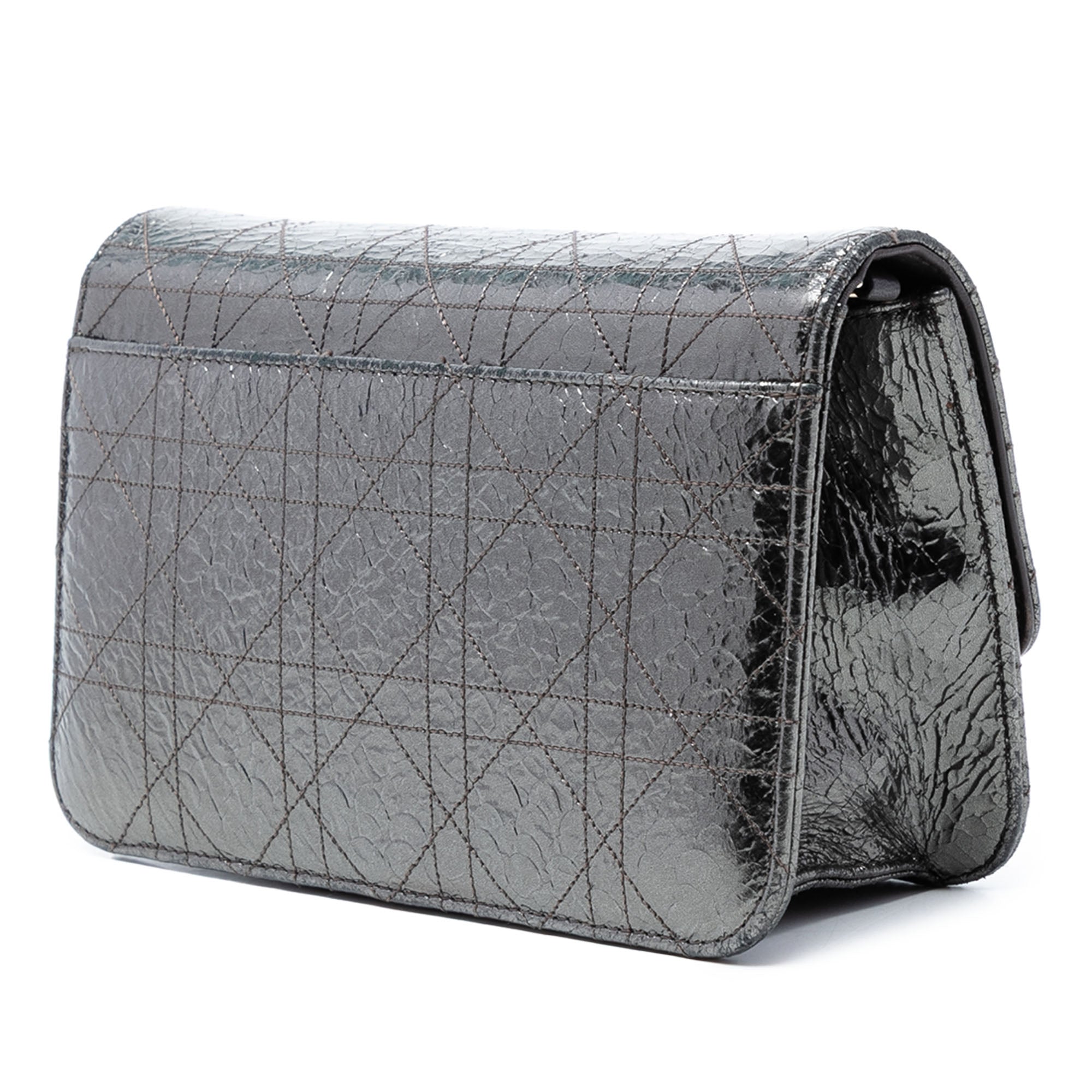 Metallic Crinkled Calfskin Cannage Miss Dior Promenade Crossbody - Image 2