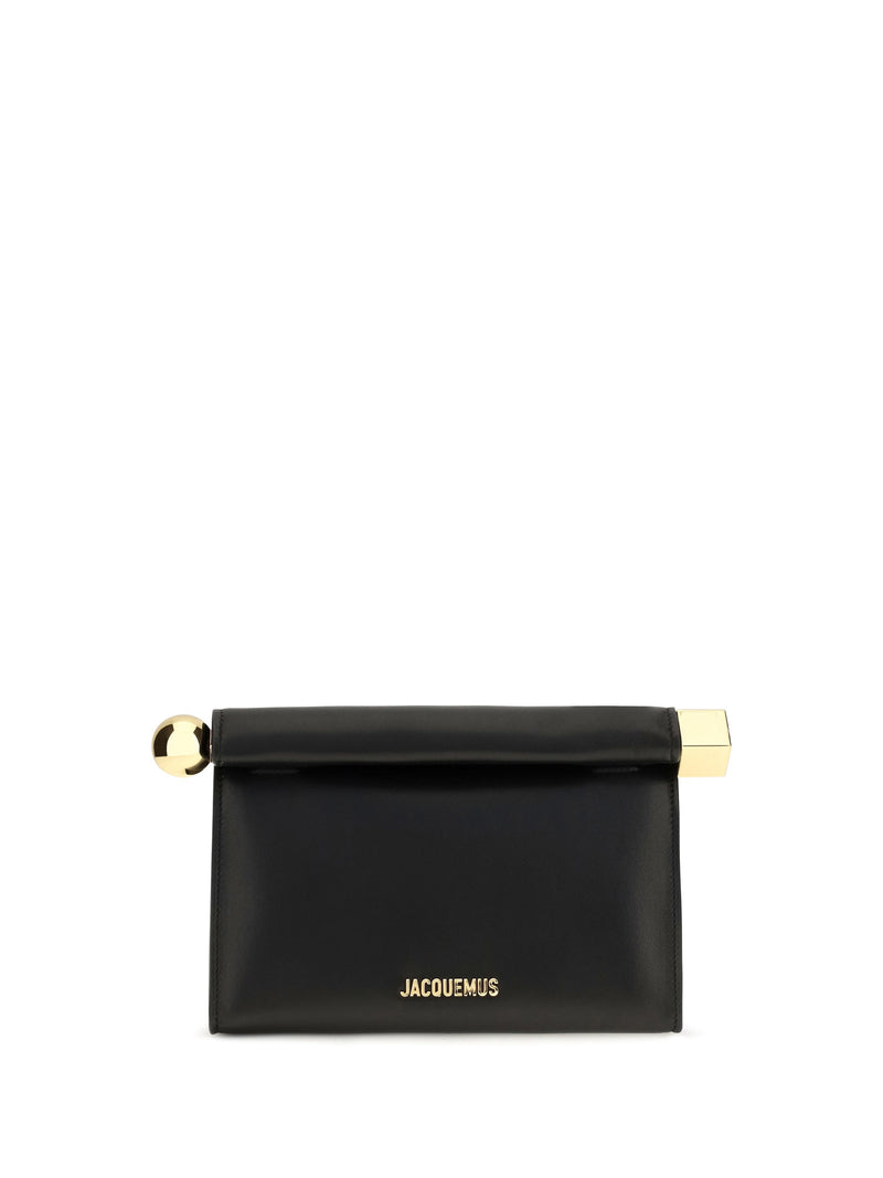 Jacquemus Clutch — Black Leather