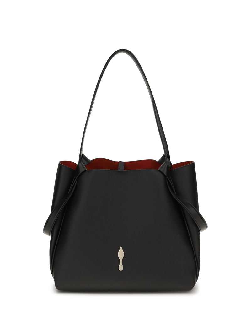 Christian Louboutin Bettina Tote Bag — Black Calf Leather