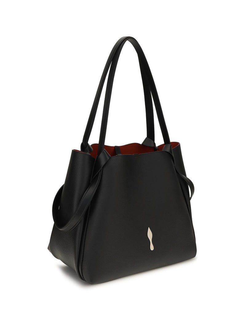 Christian Louboutin Bettina Tote Bag — Black Calf Leather