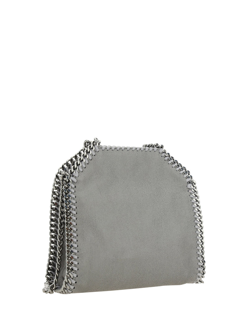 Stella Mccartney Tiny Shaggy Clutch — Gray Polyester
