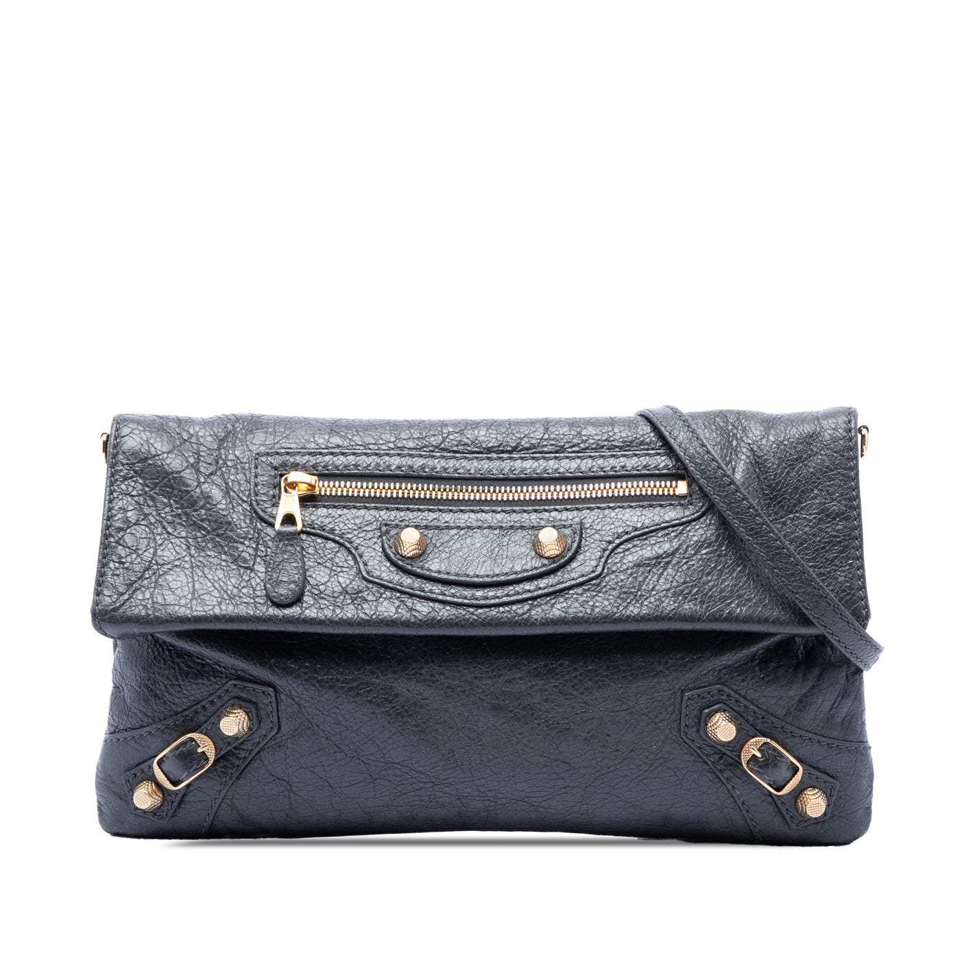 Lambskin Motocross Giant 12 Envelope Clutch With Strap - Image 1