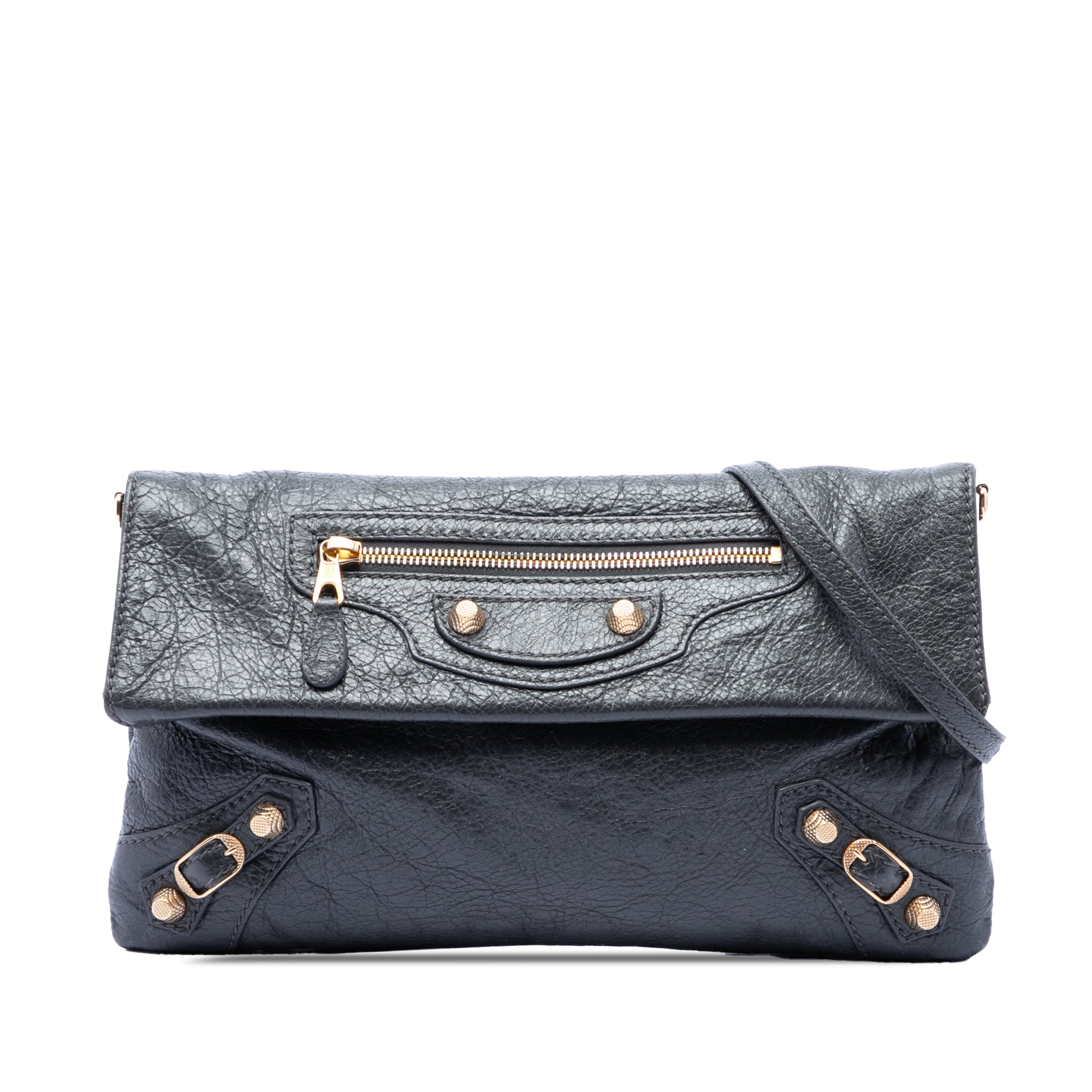 Lambskin Motocross Giant 12 Envelope Clutch With Strap - Image 1