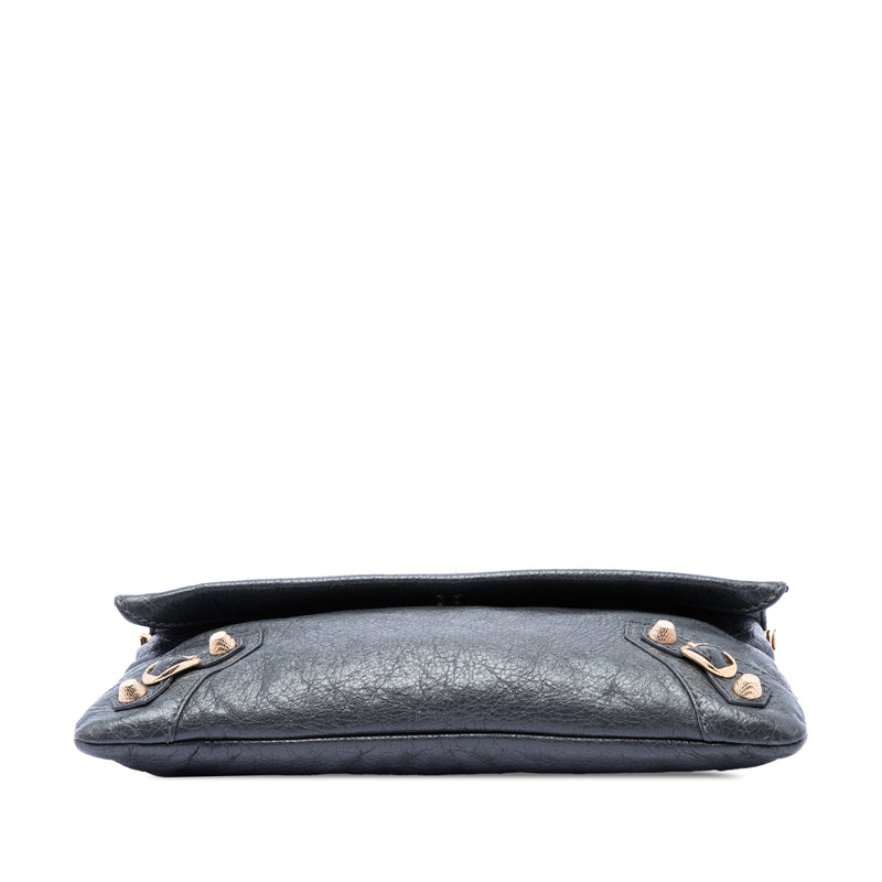 Lambskin Motocross Giant 12 Envelope Clutch With Strap - Image 3