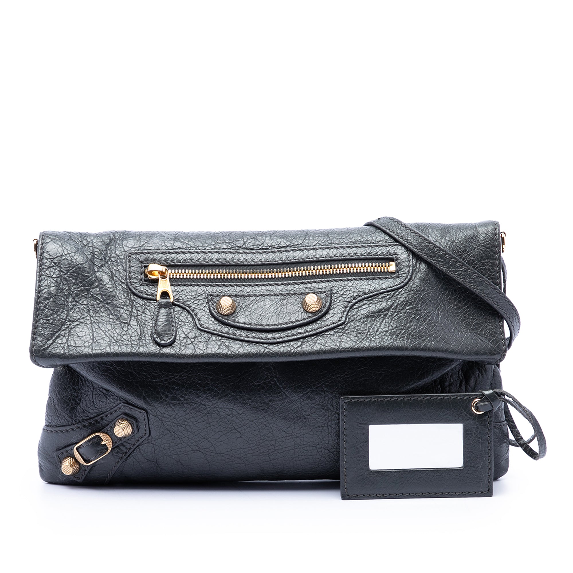 Lambskin Motocross Giant 12 Envelope Clutch With Strap - Image 7